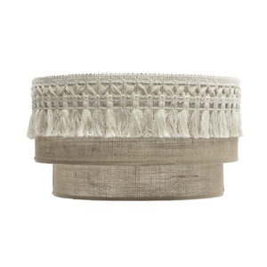 Saco 1xe27 de 17x30x15 cm con pasamanería, ideal para decoración y almacenamiento de diversos objetos. - Product Image 1