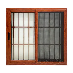 Factory Direct Spain Aluminum Sliding Window/Casement With Grill Design