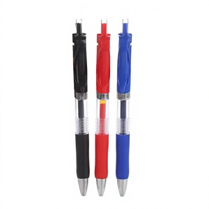 Stylo neutre à pointe bille de 1,0 mm, haute capacité, K35, à activation par bouton, stylo à bille pour étudiant, papeterie de bureau, stylo à pression pour signature, Bollis - Product Image 1