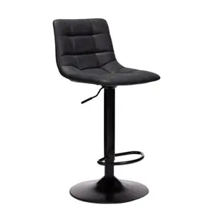 home bar factory direct Counter Padded Counter Height pu Leather Bar Chair with Heavy Duty Base