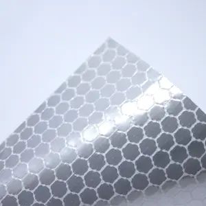 1.24X50M Cuttable Eco Solvent In Honeycomb Tự Dính Phản Quang Vinyl Ở Dạng Cuộn