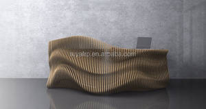 Bán Bàn Tiếp Tân Văn Phòng Điều Hành Hiện Đại Sang Trọng Thiết Kế Mới Tham Số Bằng Gỗ Lớn Hình Chữ L - Product Image 3