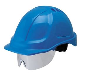 خوذة عالية الجودة مع فتحة تهوية CE EN397 مع نظارات السلامة CE EN166 و غطاء الاذن - Product Image 1