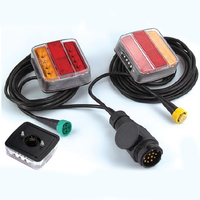 Nouveau Kit de Câblage pour Feux Arrière LED à 13 Broches Homologué E-mark 12/24V pour Remorques, Pièces et Accessoires de Camions