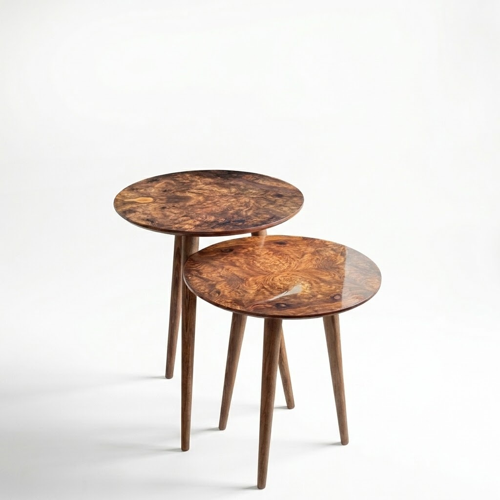 Burr de noyer / Burr d'orme.Couleurs personnalisées disponibles