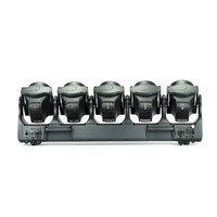 Équipement d'éclairage de scène chinois, extérieur IP65, 5*120W RGBL LED Moving Head Light Bar, DJ, événement, contrôleur DMX512, prix de vente