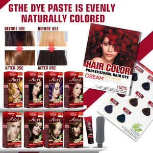 AOYI tinture per <span class=keywords><strong>capelli</strong></span> Color <span class=keywords><strong>colore</strong></span> per <span class=keywords><strong>capelli</strong></span> Color crema 60ml * 2 + guanti pettine Set di colori per <span class=keywords><strong>capelli</strong></span> - Product Image 6