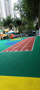 พื้นกีฬา INOLP EPDM ผลิตในประเทศจีนและกัวเตมาลา ดูดซับแรงกระแทก ยืดหยุ่น ช่วยเพิ่มความปลอดภัยให้กับนักกีฬาสำหรับสนามวิ่ง - Product Image 5