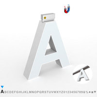 Letras LED Magnéticas Personalizadas, Fáciles de Instalar, Mini Letreros 3D Retroiluminados para Tiendas, Centros Comerciales y Proyectos Comerciales