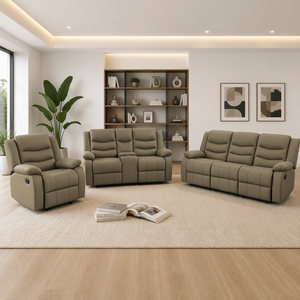 Canapé convertible carré moderne en similicuir extensible avec accoudoirs rembourrés et dossier rigide pour salon d'appartement - Product Image 3