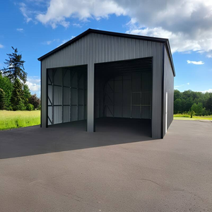 Kim loại kết cấu thép nhà để xe nhà kho nhỏ carport cho lưu trữ đúc sẵn kim loại kết cấu thép nơi trú ẩn - Product Image 6