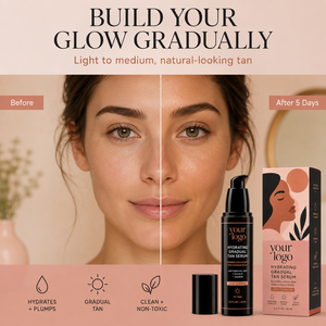 Suero Autobronceador Gradual de Alta Calidad, Ligero, Sin Rayas, con Ácido Hialurónico y Vitamina C para un Brillo Radiante y Suave - Product Image 2