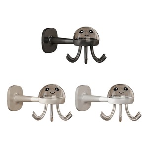 360 Rotating Kitchenware Holder Decorative with 6 Claws Storage Organizer <b>Hook</b> Self-Adhesive Versatile for Home Kitchen Bathroom - Product Image 1