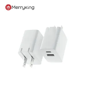 Merryking 5 вольт 3 Ампер 9 вольт 1.67A 15 Вт 20 Вт складное зарядное устройство Тип C Быстрая зарядка для Bluetooth аудио наушники