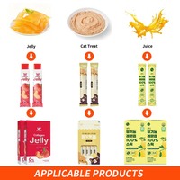 Volledig automatische multilane 10ml 15ml ijslolly, ijsstokjes, vloeibare jelly stick en sachet verpakkings- en cartonneermachinelijn