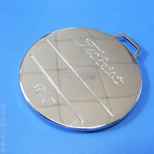 Étiquettes de bagages en métal personnalisées, en alliage de zinc, logo gravé, étiquettes d'identification personnalisées pour bagages à main - Product Image 3
