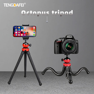 TENGDAFEI Trépied universel pour téléphone et appareil photo TikTok Live, rotation à 360 degrés, réglable, mini, portable, anti-traces de doigts, en carbone - Product Image 4