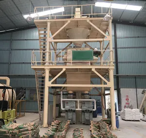 Fabrik verkauf Trocken mörtel pflanze Wandkitt herstellungs maschine Zement mischer Keramik fliesen klebstoff herstellungs anlage