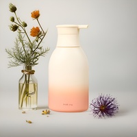 Emballage de luxe fantaisie en PET en forme de stylo 380 ml avec pompe à pression pour gel douche, désinfectant pour les mains, shampoing, après-shampoing, lotion, faux cils