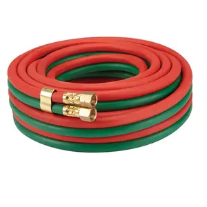 Meilleur vendeur WANFLEX 3/16 "3/8" simple et double PVC tuyau de soudage en plastique rouge bleu vert