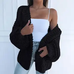 Áo Len Cardigan Nam Ngoại Cỡ Dệt Kim Mùa Đông Kiểu Mohair Tùy Chỉnh Màu Cổ Chữ V Nhiều Màu Thời Trang