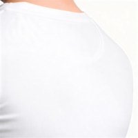 T-shirts décontractés en coton mercerisé populaires, doux, confortables, respirants, à séchage rapide, légers, tendance, de haute qualité pour hommes