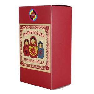 Boîte de papier d'art de 350 g/m² d'impression couleur au design personnalisé pour l'emballage de poupées Matryoshka - Product Image 3