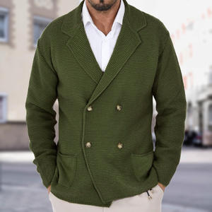 <span class=keywords><strong>Cardigan</strong></span> europeo americano taglie forti da uomo Cross-Border traspirante Anti in maglia di poliestere/cotone autunno inverno vestibilità <span class=keywords><strong>Slim</strong></span> - Product Image 4