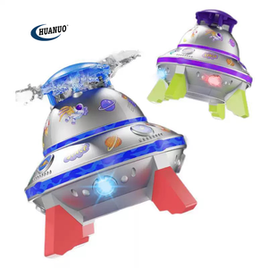 Arroseur d'eau UFO pour enfants jouets fusée d'eau d'été en plein air avec lumière jusqu'à <span class=keywords><strong>Liftoff</strong></span> 9-16ft & Spin Water Toy cadeau d'anniversaire - Product Image 1