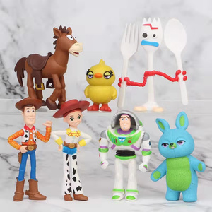 HY Vendita Calda Set di 7 Action Figure di <span class=keywords><strong>Toy</strong></span> <span class=keywords><strong>Story</strong></span> <span class=keywords><strong>4</strong></span>: Buzz Lightyear, Tracy, Woody, Alieni, Jessie, Drago, Forky - Product Image 4
