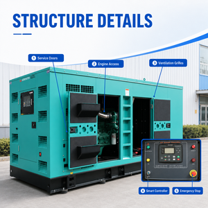 UKPerkins 150KVA 50KVA <b>Generator</b> 400KW 500KVA QSZ13-G2 Engine Genserator - Product Image 4