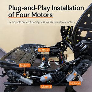 Kit de conversion de sièges électriques haut de gamme pour l'intérieur de voiture, 8 directions, pour conducteur et passager, compatible Mercedes Benz GLA GLB CLA CLB - Product Image 5
