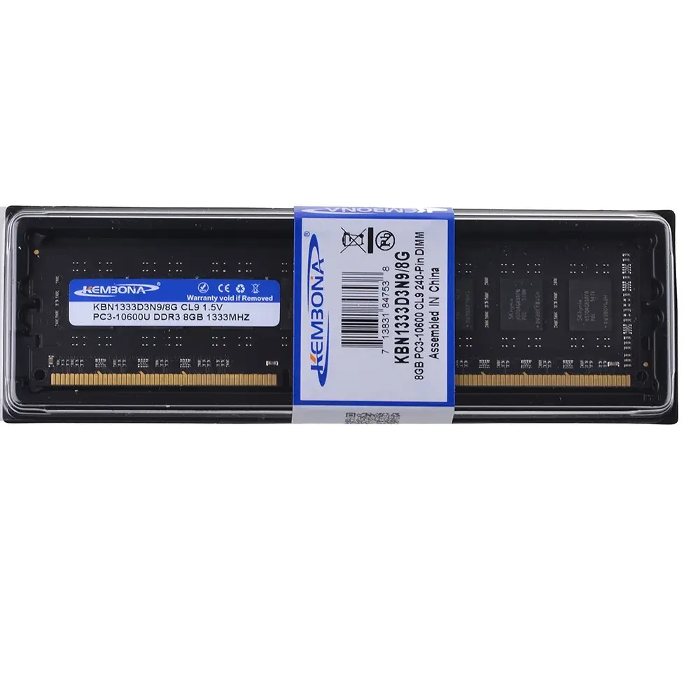 Yeni DIMM 8GB PC3-12800 DDR3 1600mhz 240Pin