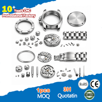 Fabrication sur mesure de boîtiers de montres en métal par estampage, prototype de boîtier en tôle d'acier inoxydable, service de pliage et de polissage