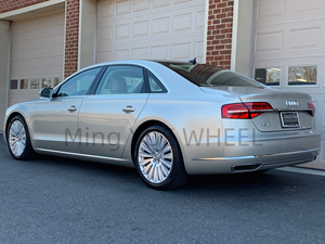 Mingyue 20 pouces flux formant noir Machine visage passager voiture roue <span class=keywords><strong>ABT</strong></span> adapté pour Audi <span class=keywords><strong>A8</strong></span> RS3 RS6 RS4 A4 A5 A6 A7 S4 S5 Allroad - Product Image 5