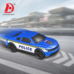 HUADA Camion <span class=keywords><strong>della</strong></span> <span class=keywords><strong>Polizia</strong></span> <span class=keywords><strong>Giocattolo</strong></span> con Luci e Suoni, Rimorchio a Inerzia con Elicottero, Set Multifunzionale di Veicoli da Costruzione - Product Image 5