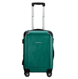 Custom 250 sets MOQ Solid Durable High quality Multi-process production The Best PP luggage bag with wheels for sale