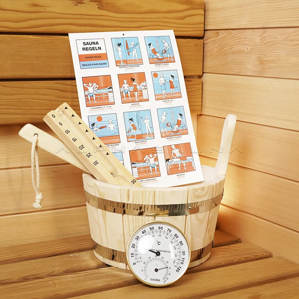 Alphasauna más populares de madera sauna Accesorios