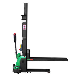 Mesin Penumpuk Barang <span class=keywords><strong>1T</strong></span> 1.6M, Forklift Portabel Pengangkat Sendiri, Penumpuk Pallet Listrik Penuh - Product Image 5