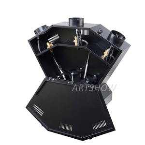 Proyector de Llamas <span class=keywords><strong>DMX</strong></span> de <span class=keywords><strong>3</strong></span> Cabezas para Escenario, Máquina de Fuegos Artificiales, Efecto de Fuegos Artificiales para Fiestas, Pulverización en Tres Direcciones - Product Image 6