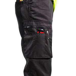 BLAKLADER - 155118119933C156 Hi-Vis <b>trousers</b> <b>stretch</b> <b>Black</b>/Yellow - EAN 7330509539811 HI-VIS WORKWEAR - Product Image 4