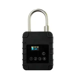 La dernière serrure intelligente GPS cadenas est utilisé pour le fret suivi conteneur porte joint plomb l'ouverture illégale d'alarme serrure intelligente
