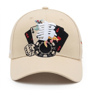 Gorra de Béisbol Personalizada al por Mayor con Logotipos Bordados en Kanji <span class=keywords><strong>Chino</strong></span>, 6 Paneles, Ajustable, de Algodón Puro, Unisex, para Exteriores, de Primera Calidad - Product Image 6