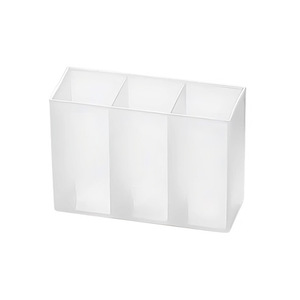 Wall Mounted Lipstick Storage Rack Multi Compartment Cosmetic Organizer Open Top Desktop <b>Makeup</b> Holder No Drill Installation - Product Image 4