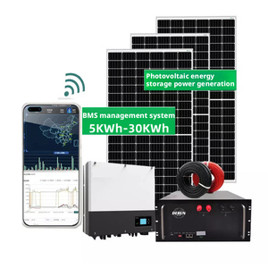 Sistema de Energía <span class=keywords><strong>Solar</strong></span> Híbrido Trifásico de 3KW_30KW <span class=keywords><strong>con</strong></span> Batería LiFePO4 y Controlador MPPT, Certificado UL1741 SA CE - Product Image 5
