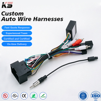 Stereo Radio Wiring Harness konektor adaptor Audio Quadlock kotak Bus 16Pin Audio Wiring Harness