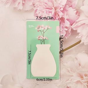 Custom Creative Vase-Shaped Self-Adhesive <b>Sticky</b> Note Stickers Colorful School Supplies <b>Labels</b> Notepad Essential Office Study - Product Image 2
