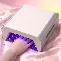 Lampe à ongles LED UV sans fil rechargeable 60W Lampe de table automatique à séchage carré de haute qualité avec logo personnalisé