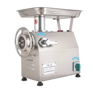 TK22 best price full stainless steel commercial meat mincer/ meat mincing machine