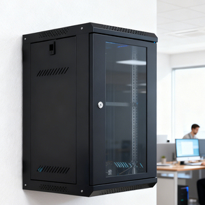 Tủ <span class=keywords><strong>rack</strong></span> mạng treo tường chất lượng cao 4U 6U 9U đến <span class=keywords><strong>24U</strong></span>, giá đỡ máy chủ điện tử, có sẵn cho trung tâm dữ liệu, 19 inch - Product Image 4